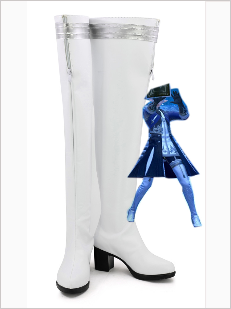 コスプレ ブーツ ファイナルファンタジー Final Fantasy FF14 アルフィノ・ルヴェユール コスプレ靴 華麗 サイズオーダー
